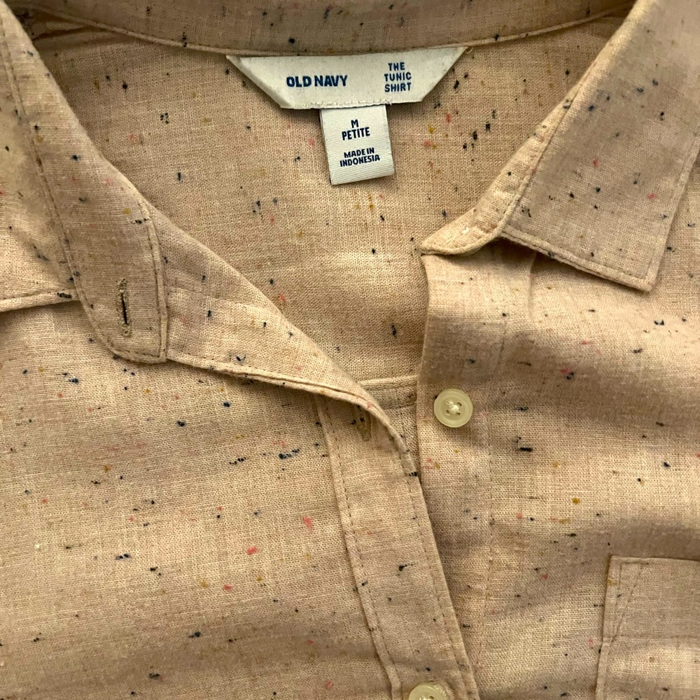 Tunic style shirt cotton